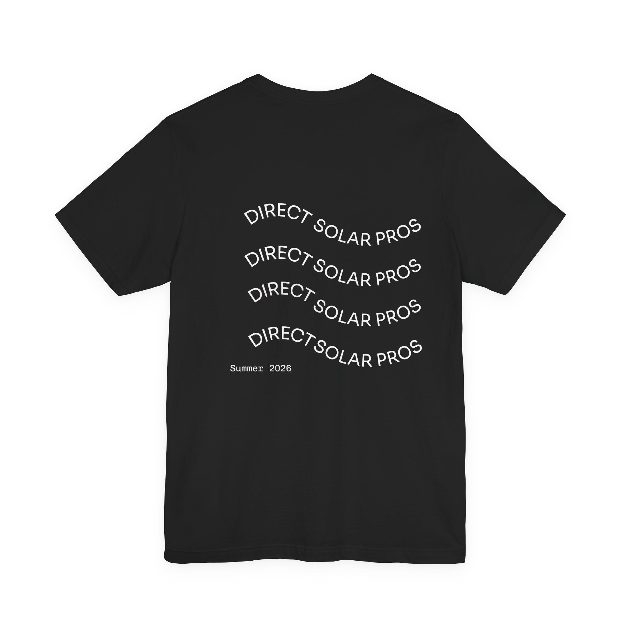 Solar Pros Wave Tee — "Direct Solar Pros" Graphic T-Shirt