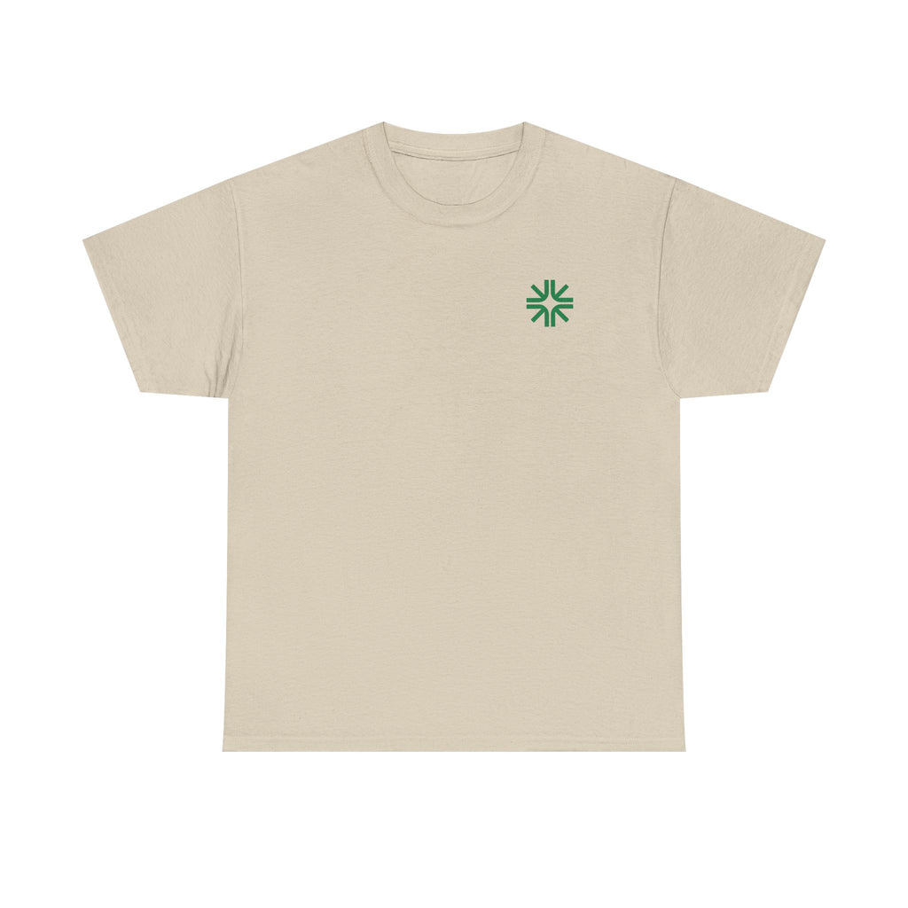 Slappin' Glass Logo Tee — Retro Sun Character Graphic T-Shirt